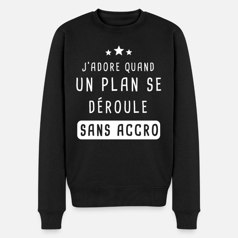 Phrase Culte Agence Tous Risques / Hannibal smith - Pull Premium bio Homme - noir