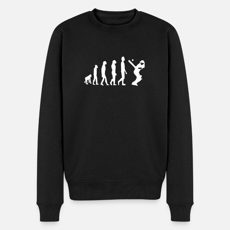 Evolution du cricket - Pull Premium bio Homme - noir