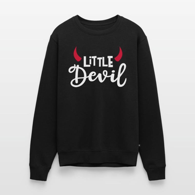 Little Devil Devil Horns Devil Horns Devil Men's Premium Organic Jumper