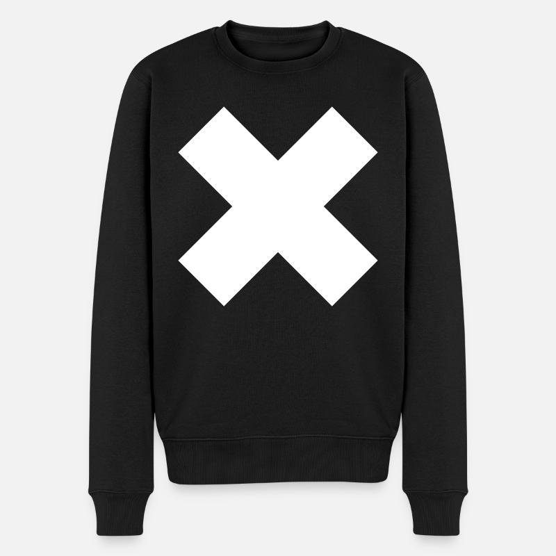 X - Dis NON ! - Pull Premium bio Homme - noir