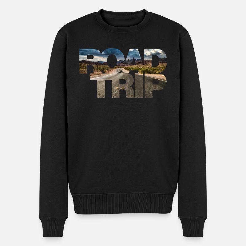 Road trip - Pull Premium bio Homme - noir