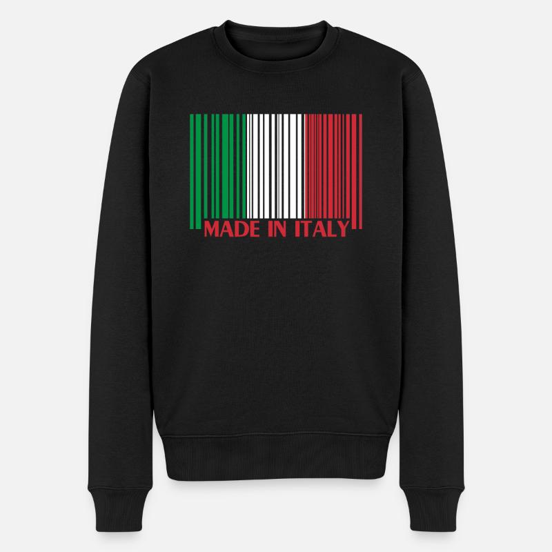 made in italy - Männer Premium Bio Pullover - Schwarz