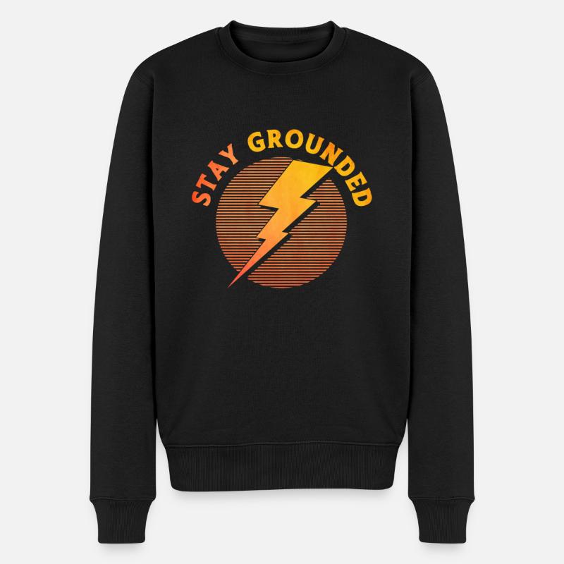 Elektriker Spruch Geschenk Elektriker - Männer Premium Bio Pullover - Schwarz