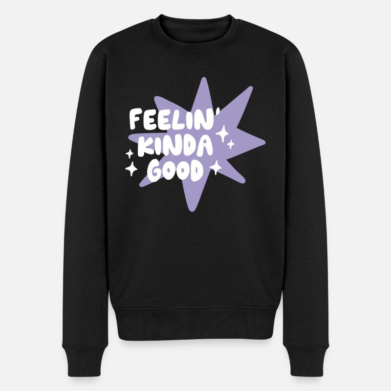 Feelin' Bon - Pull Premium bio Homme - noir