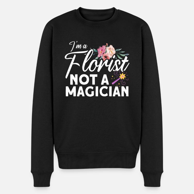 Fleuriste Fleurs Fleurs Fleuriste - Pull Premium bio Homme - noir