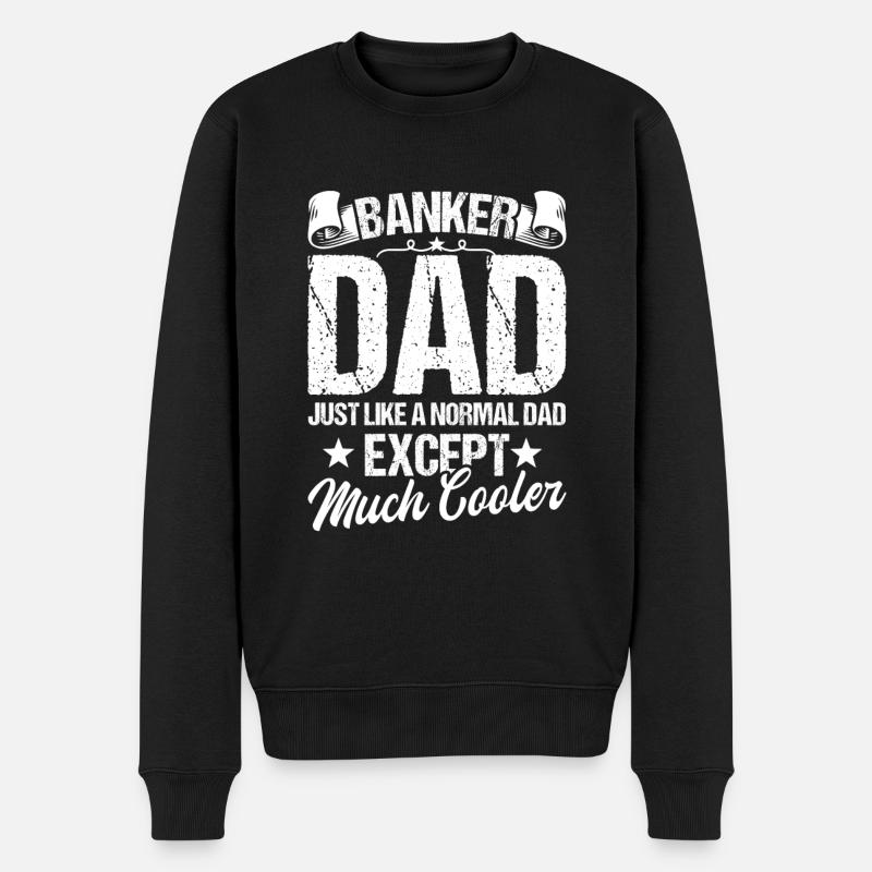 Banquier Banque Argent Banquier - Pull Premium bio Homme - noir