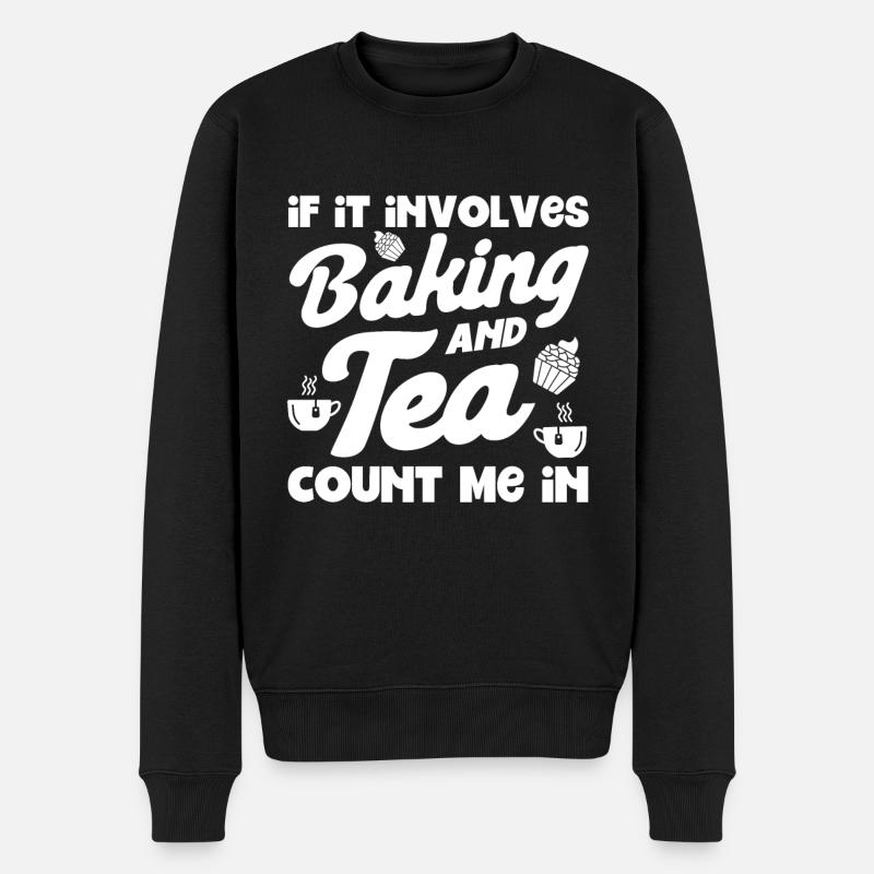 Bakery Baking Baker Baker - Men's Premium Organic Jumper - black