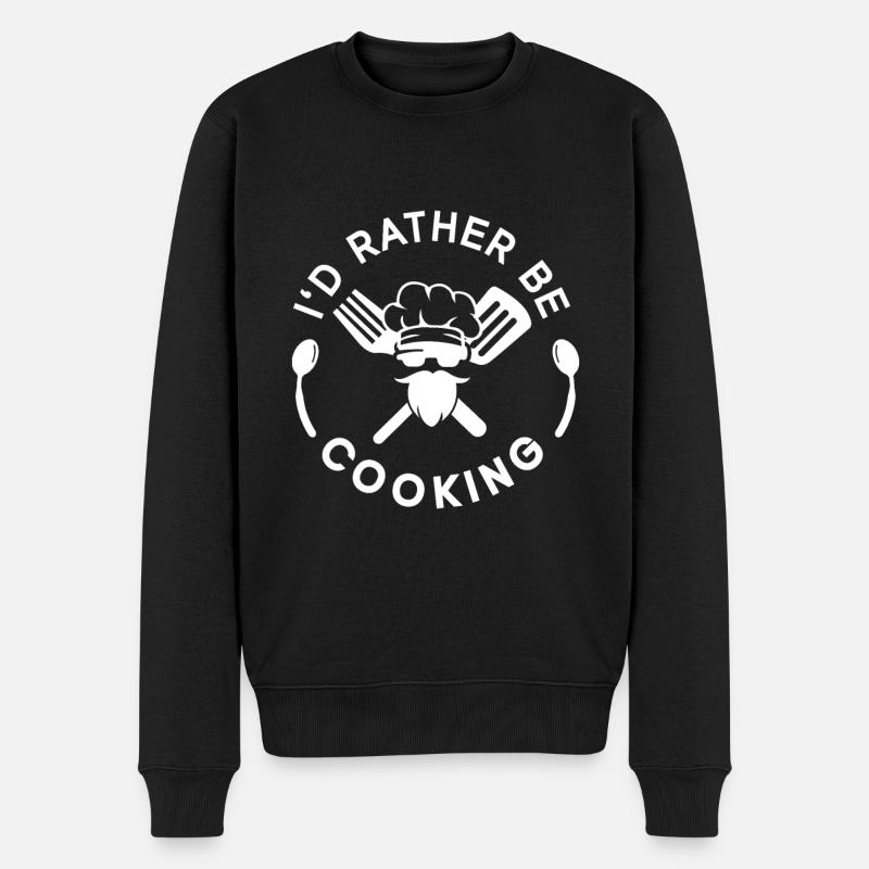 Chef Citation Cadeau Drôle Chef - Pull Premium bio Homme - noir