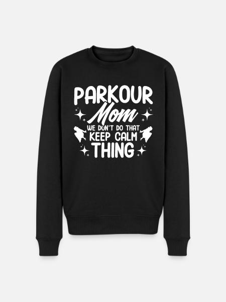 Parkour Gift Freerunning Parkour Runner - Men's Premium Organic Jumper - black
