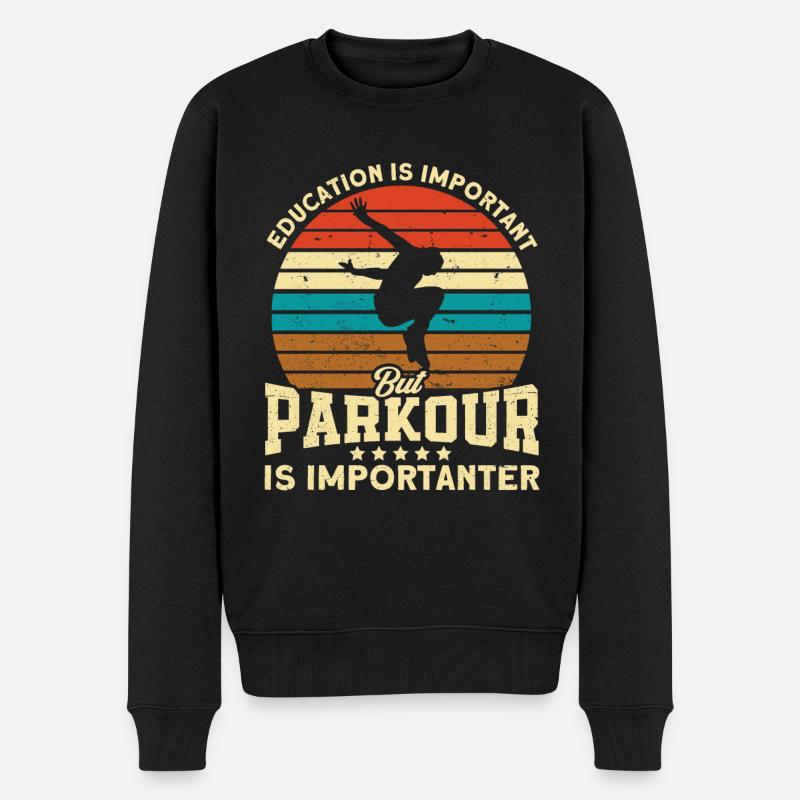 Parkour Cadeau Freerunning Parkour Runner - Pull Premium bio Homme - noir