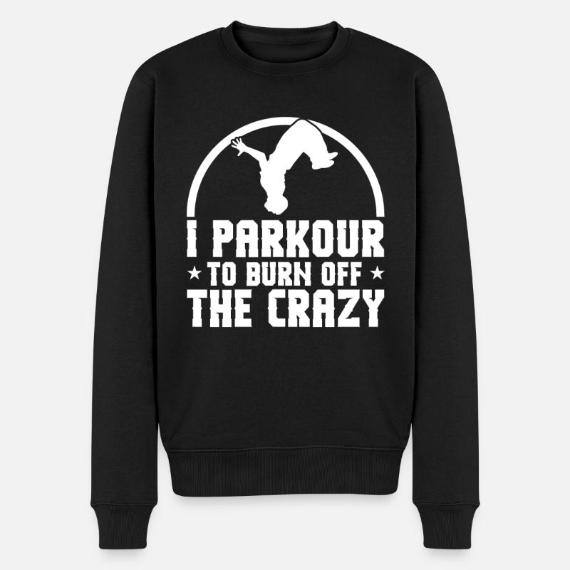 Parkour Cadeau Freerunning Parkour Runner - Pull Premium bio Homme - noir
