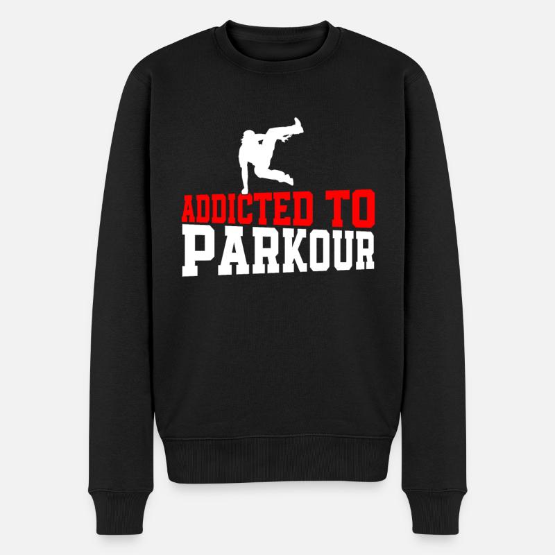 Parkour Cadeau Freerunning Parkour Runner - Pull Premium bio Homme - noir