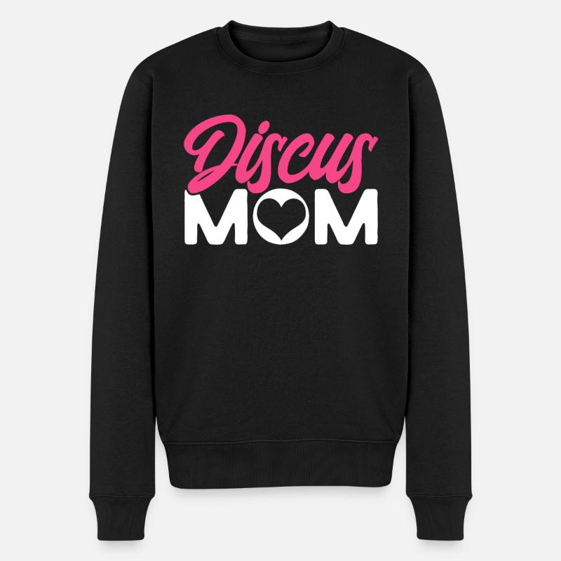 Diskuswerfen Diskuswerfer Geschenk - Männer Premium Bio Pullover - Schwarz