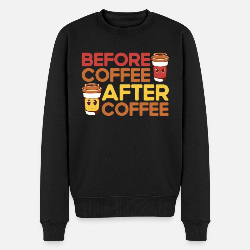 Barista Geschenkidee Coffee Lover Coffee Brewing - Männer Premium Bio Pullover - Schwarz