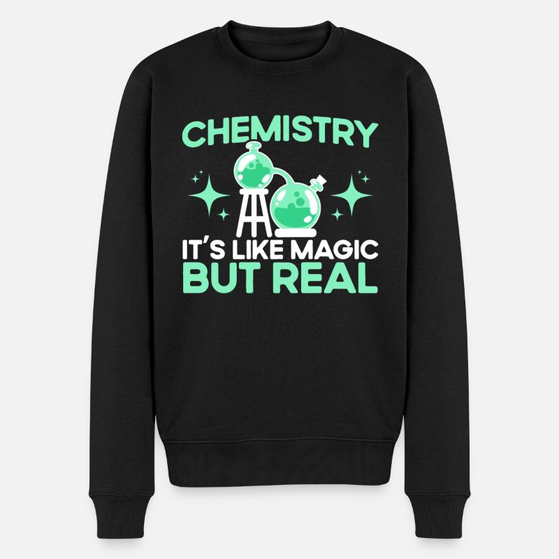 Chimie Cadeau Scientifique Chimiste - Pull Premium bio Homme - noir