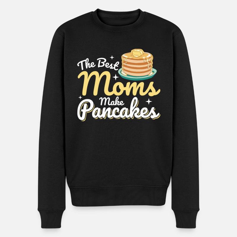 Pfannkuchen Food Lover Best Pancake Maker - Männer Premium Bio Pullover - Schwarz