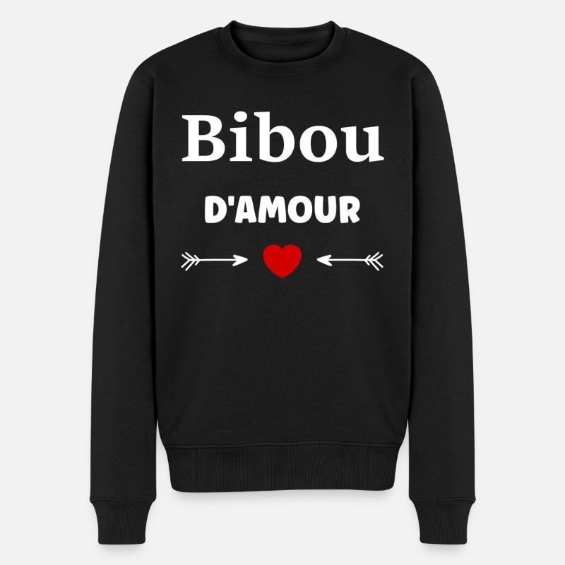 bibou - Pull Premium bio Homme - noir