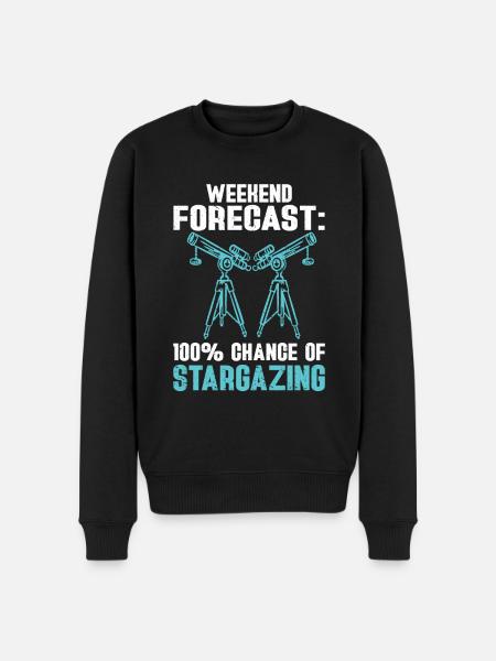 Stargazer Poison Cosmology Stargazing - Men's Premium Organic Jumper - black