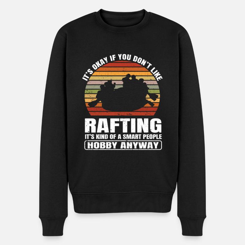 Rafting Raft Cadeau Pagayeur Rafting - Pull Premium bio Homme - noir