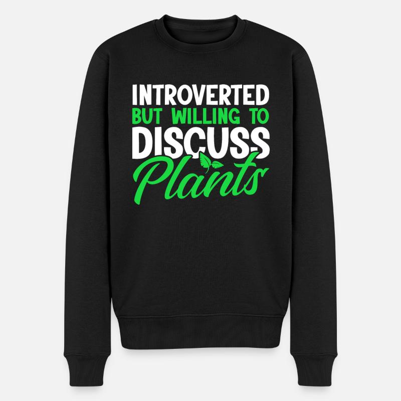 Introverti Cadeau Sarcastique Introverti - Pull Premium bio Homme - noir