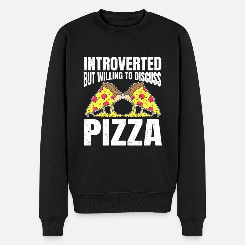 Introverti Cadeau Sarcastique Introverti - Pull Premium bio Homme - noir