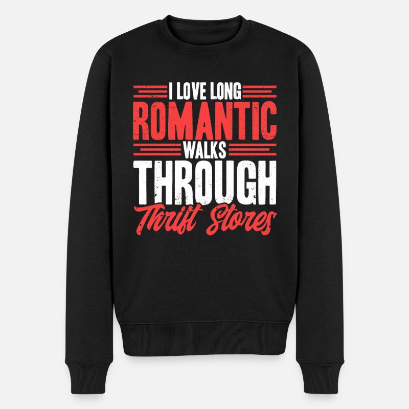 Vente à la ferme Thrifting - Pull Premium bio Homme - noir