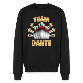 Skittles for Dante Bowling Skittles - Men's Premium Organic Jumper - black - Front - Nico (187cm)