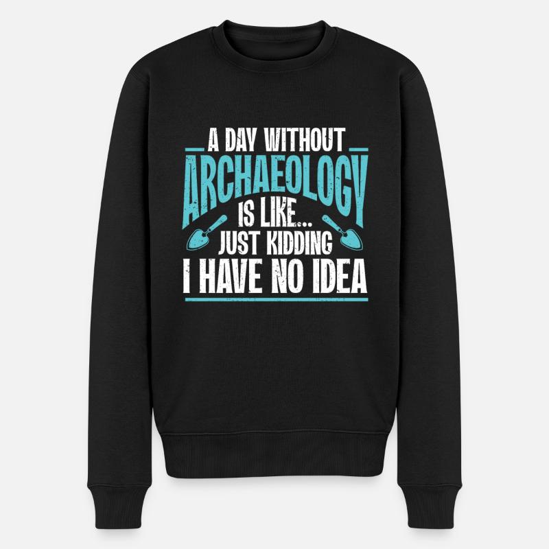 Archéologue Gift Archéologie - Pull Premium bio Homme - noir