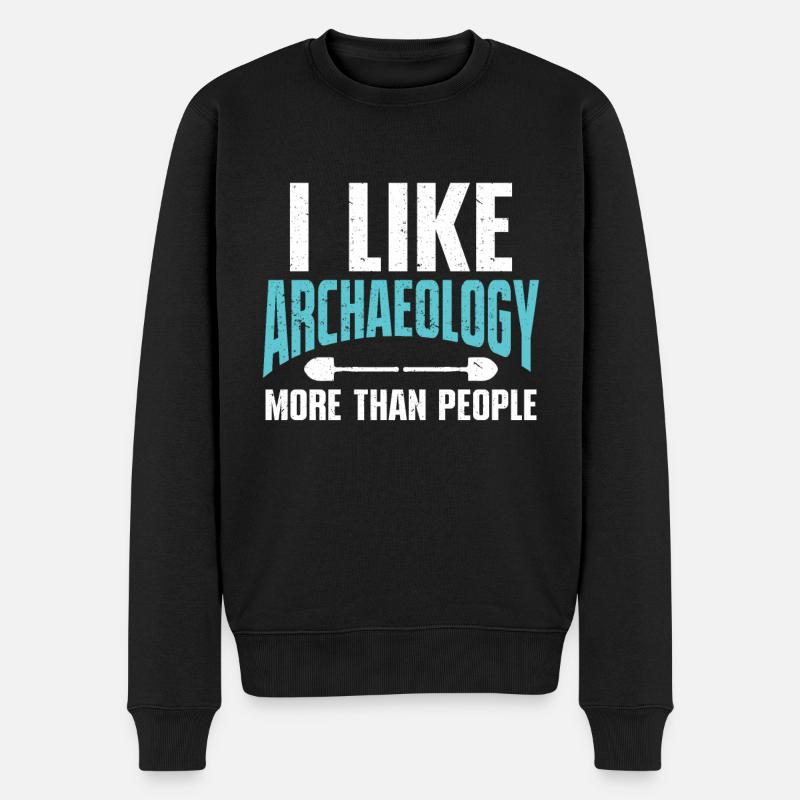 Archéologue Gift Archéologie - Pull Premium bio Homme - noir