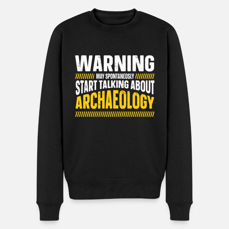 Archéologue Gift Archéologie - Pull Premium bio Homme - noir
