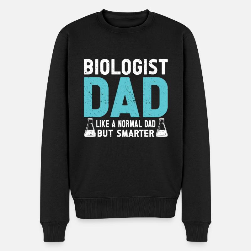 Biologie Geschenk Biologe - Männer Premium Bio Pullover - Schwarz