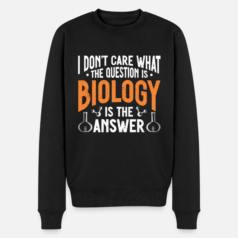 Biologiste Cadeau Biologie - Pull Premium bio Homme - noir
