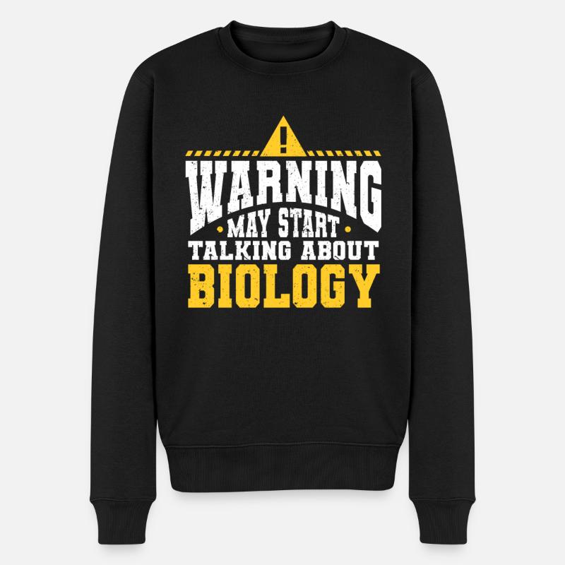 Biologie Geschenk Biologe - Männer Premium Bio Pullover - Schwarz