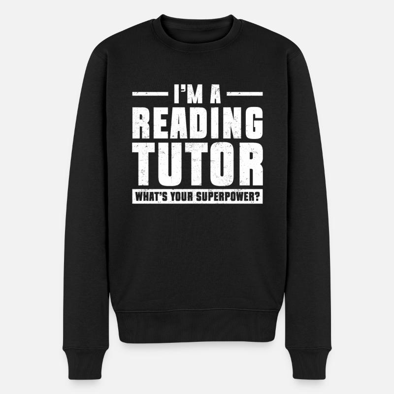Tuteur Cadeau Tuteur - Pull Premium bio Homme - noir