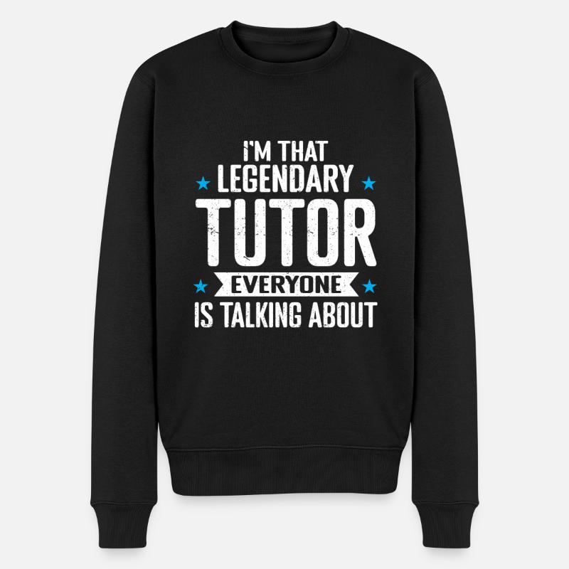 Tutor Geschenk Tutor - Männer Premium Bio Pullover - Schwarz