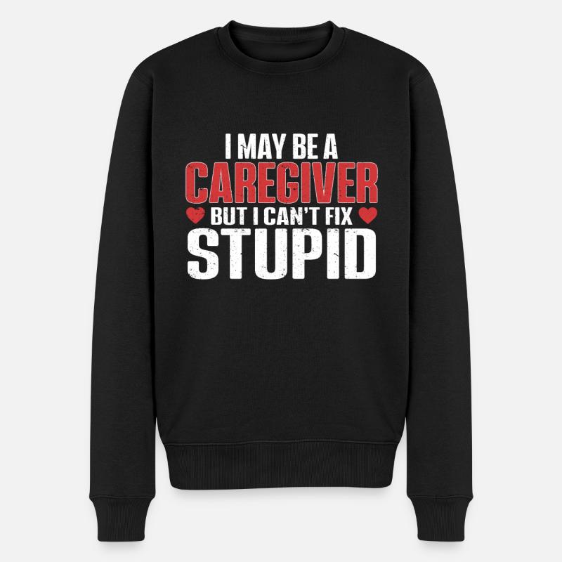 Infirmière soignante - Pull Premium bio Homme - noir