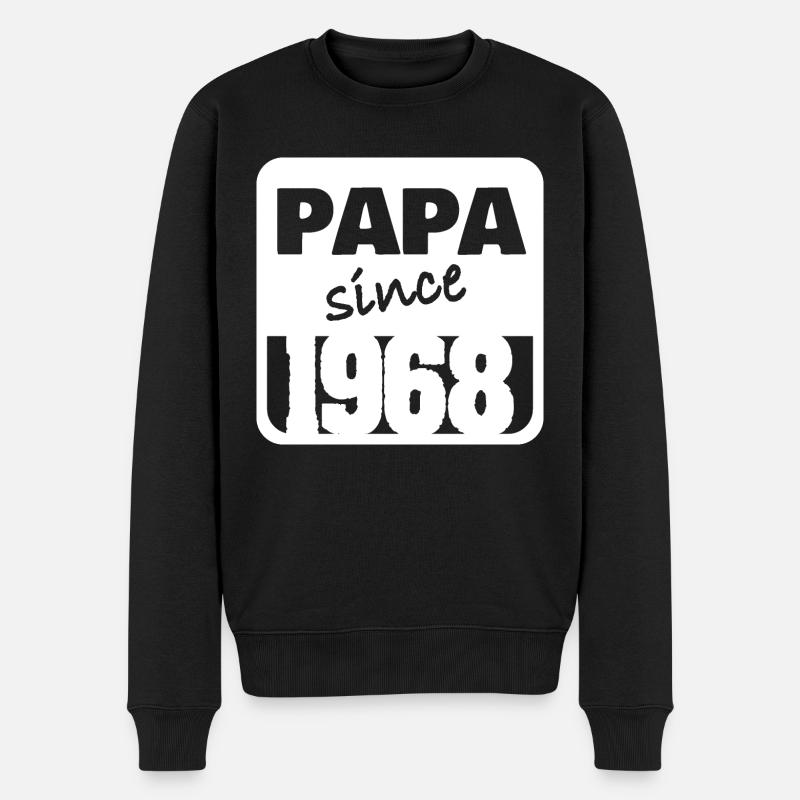 Année 1968 - Pull Premium bio Homme - noir