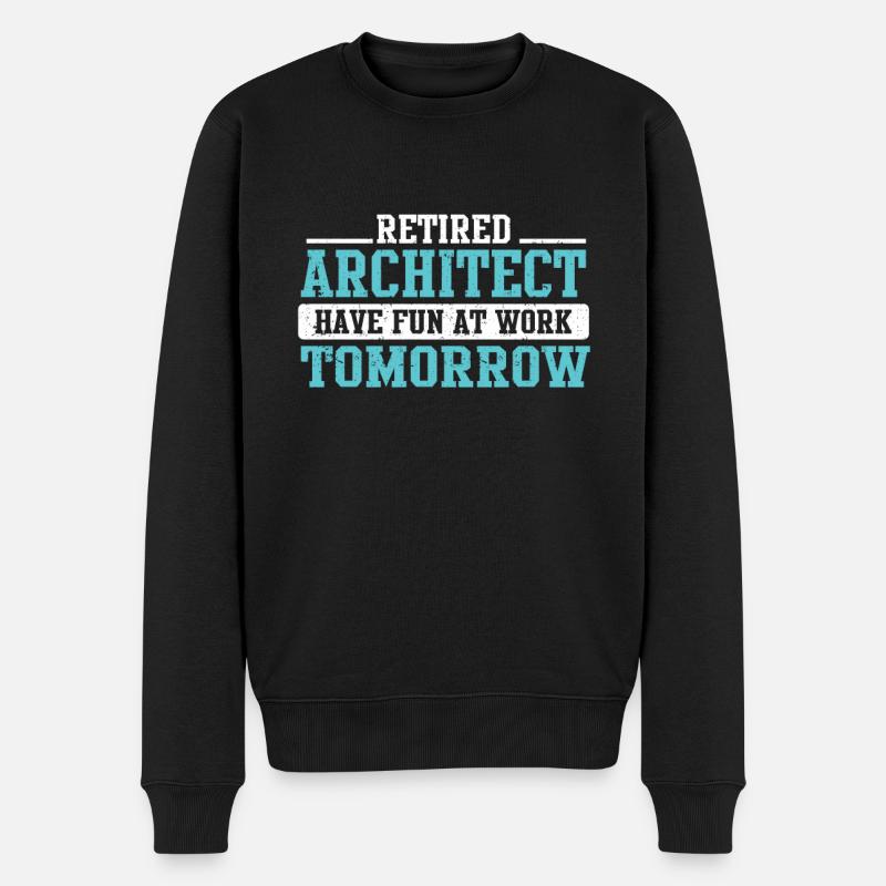 Architect's Gift, Architecture Lover - Men's Premium Organic Jumper - black
