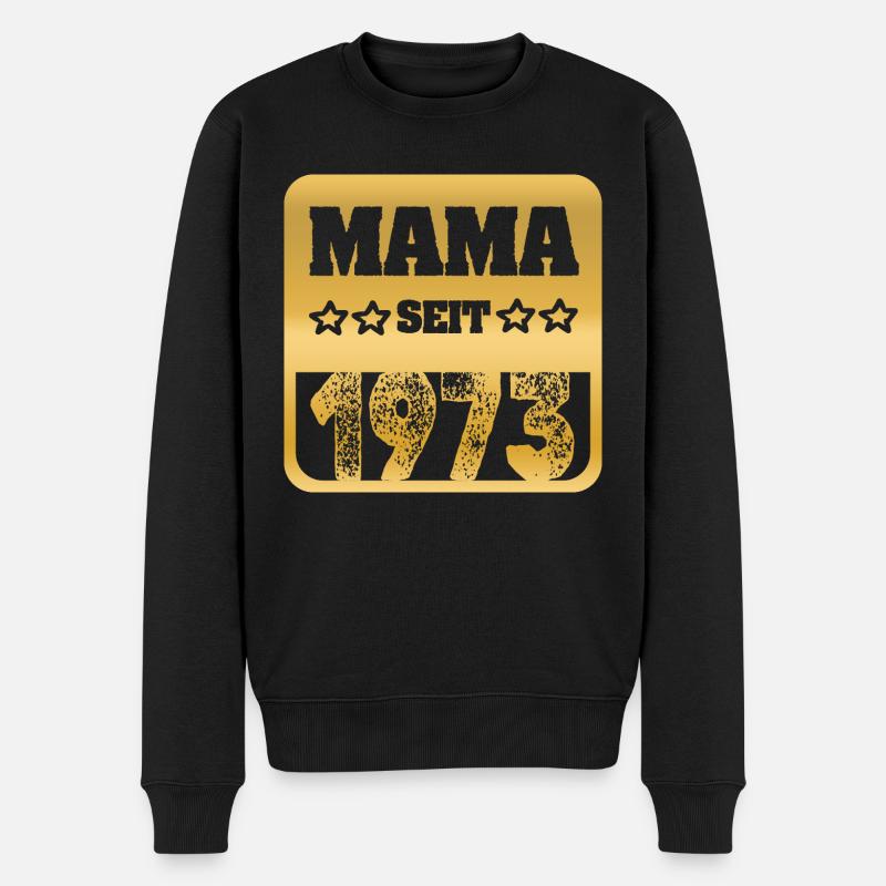 1973 - Männer Premium Bio Pullover - Schwarz