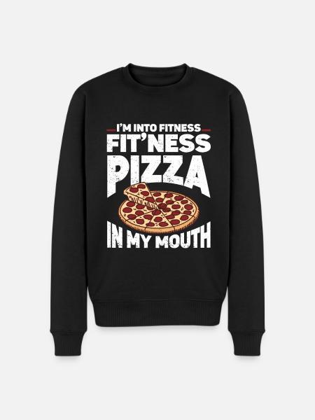 Pizza Italy Food Pizza Makers - Men's Premium Organic Jumper - black