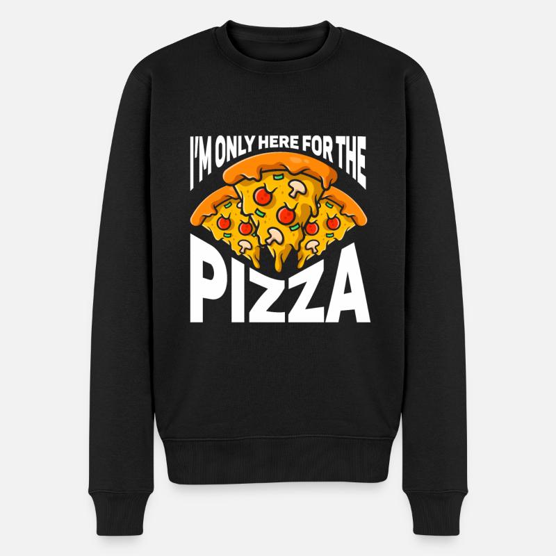 Pizza Italie Pizza Pizza Cuisine - Pull Premium bio Homme - noir