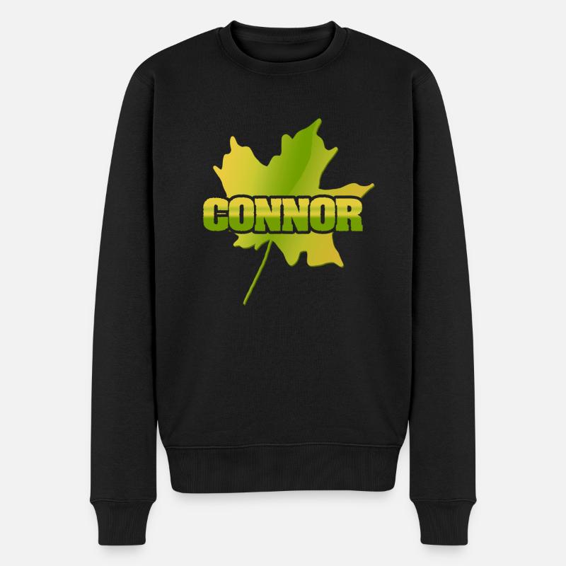 Feuille d’érable Connor - Pull Premium bio Homme - noir