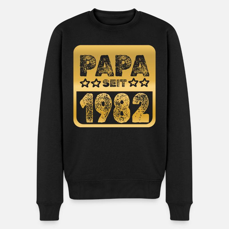 depuis 1982 - Pull Premium bio Homme - noir