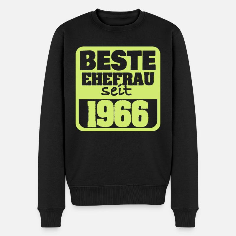 Ehe 1966 - Männer Premium Bio Pullover - Schwarz