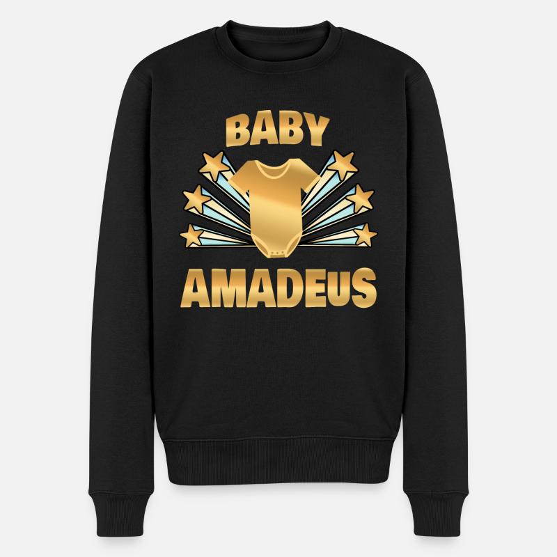 Geschenk für Amadeus - Männer Premium Bio Pullover - Schwarz