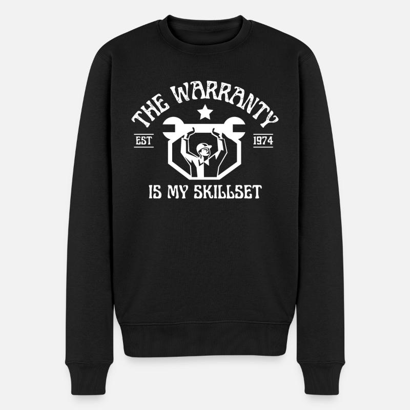 Mécanicien Je suis La Garantie - Pull Premium bio Homme - noir
