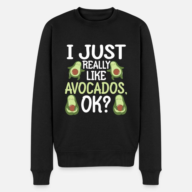 Avocat J’aime les avocats - Pull Premium bio Homme - noir