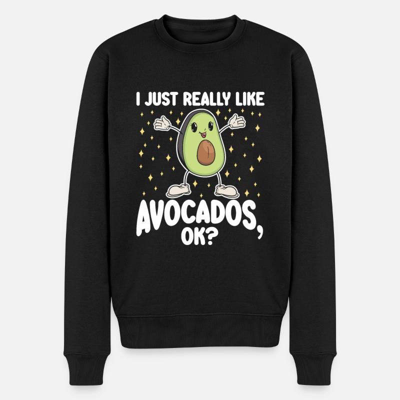 Avocat J’aime les avocats - Pull Premium bio Homme - noir