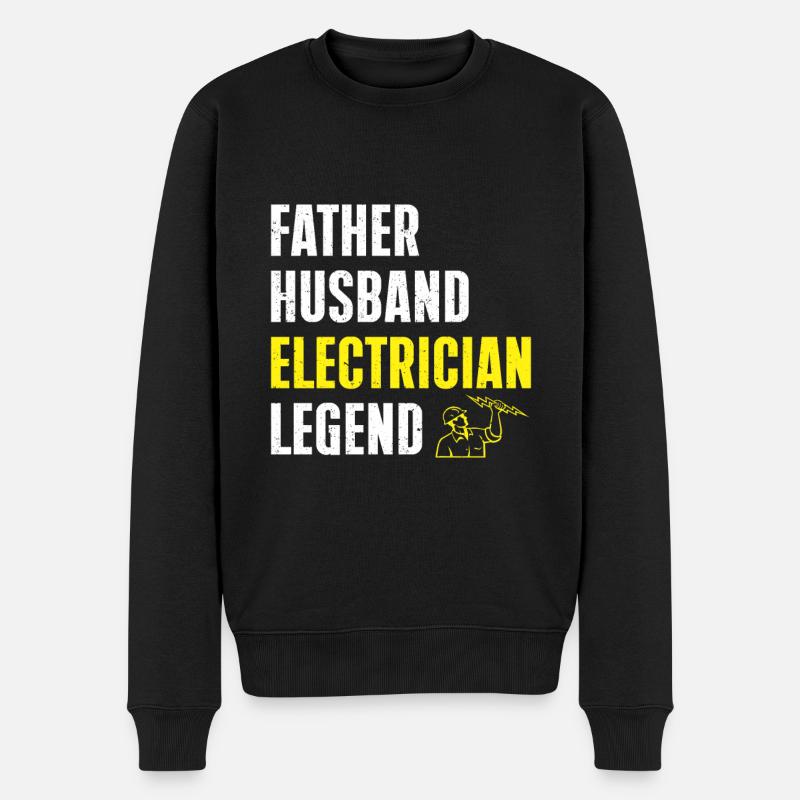 Cadeau d’électricien - Pull Premium bio Homme - noir