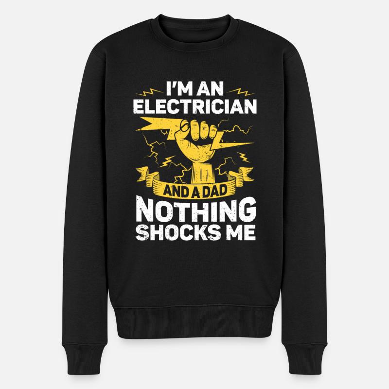 Cadeau d’électricien - Pull Premium bio Homme - noir